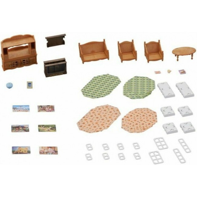 ΤΗΕ SYLVANIAN FAMILIES COMFY LIVING ROOM SET