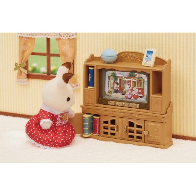 ΤΗΕ SYLVANIAN FAMILIES COMFY LIVING ROOM SET