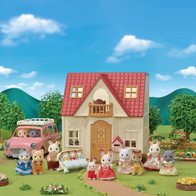 SYLVANIAN FAMILIES: ΣΠΙΤΙ ΤΟΥ ΑΓΡΟΥ ΜΕ ΚΟΚΚΙΝΗ ΣΚΕΠΗ