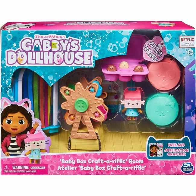 SPIN MASTER GABBYS DOLLHOUSE ΜΙΝΙ ΣΕΤ ΔΩΜΑΤΙΟΥ ΚΟΥΚΛΟΣΠΙΤΟΥ ART STUDY