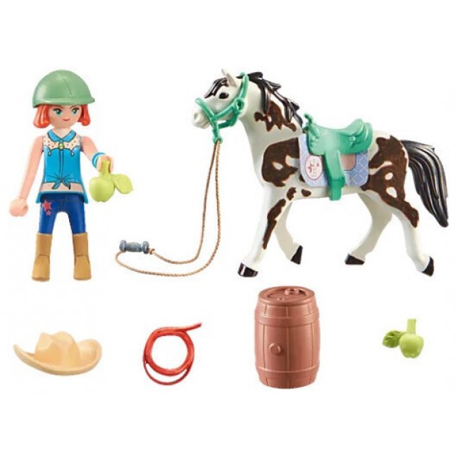 PLAYMOBIL HORSES OF WATERFALL H ELLIE ΜΕ ΤΟ ΑΛΟΓΟ SAWDUST