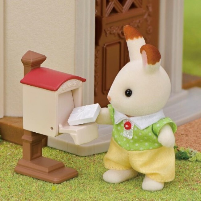 THE SYLVANIAN FAMILIES ΕΞΟΧΙΚΟ ΣΠΙΤΙ ΜΕ ΚΟΚΚΙΝΗ ΣΚΕΠΗ ΚΑΙ ΚΡΥΦΟ ΔΩΜΑΤΙΟ ΣΤΗΝ ΣΟΦΙΤΑ