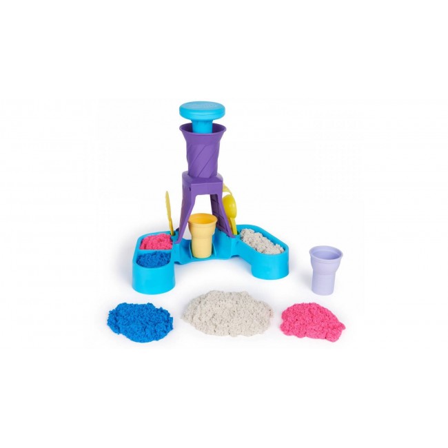 KINETIC SAND STATIA DE SERVIRE  ΧΡΩΜΑΤΙΣΤΟ ΠΑΓΩΤΑΤΖΙΔΙΚΟ ΜΑΓΙΚΗ ΑΜΜΟΣ