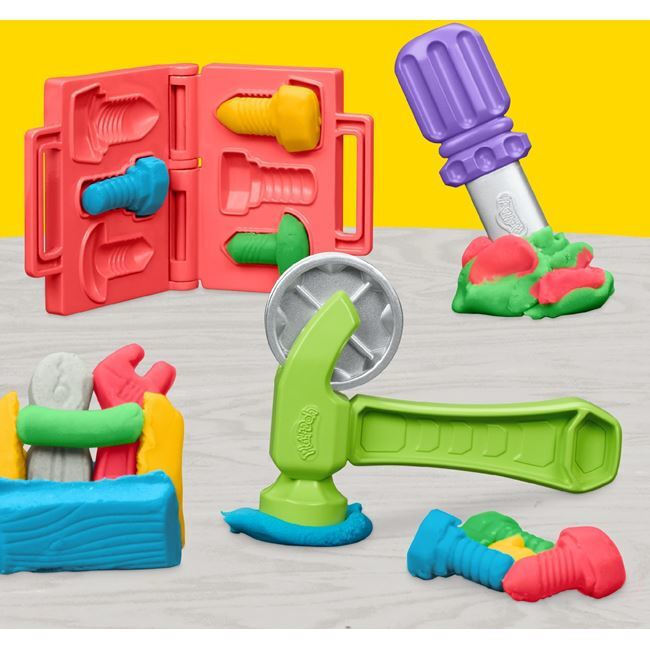 PLAY DOH STAMP AND SAW TOOL BENCH