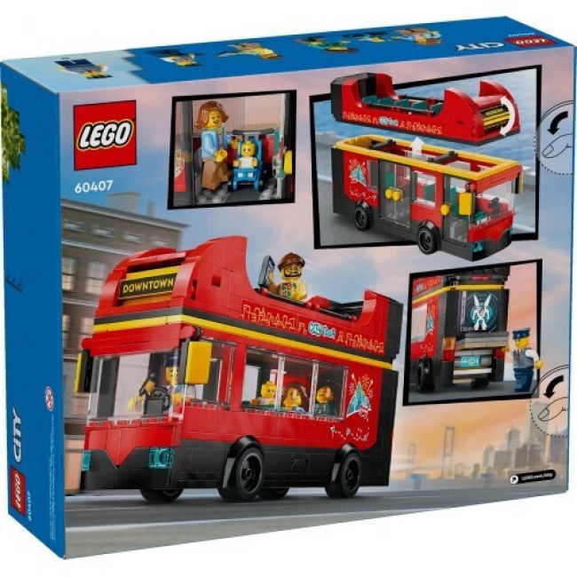 LEGO CITY RED DOUBLE DECKER SIGHTSEEING BUS