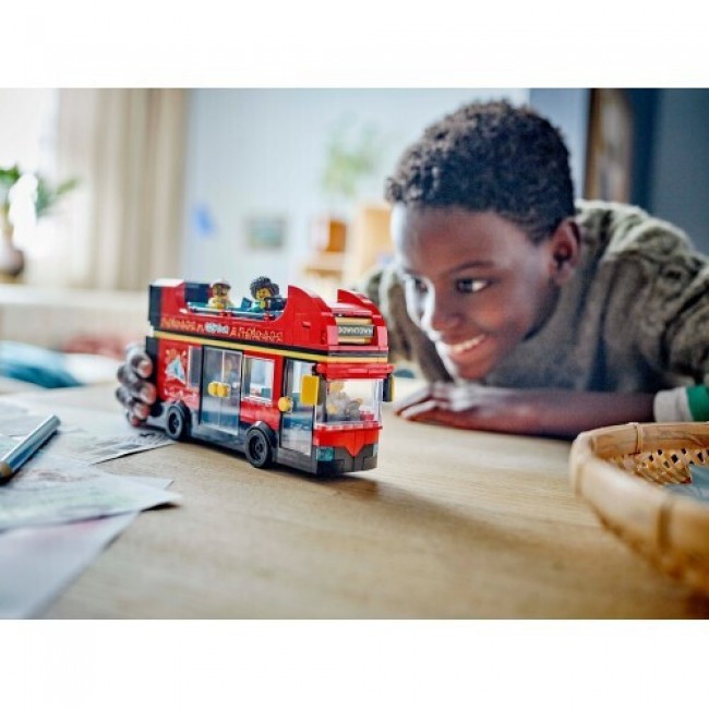 LEGO CITY RED DOUBLE DECKER SIGHTSEEING BUS