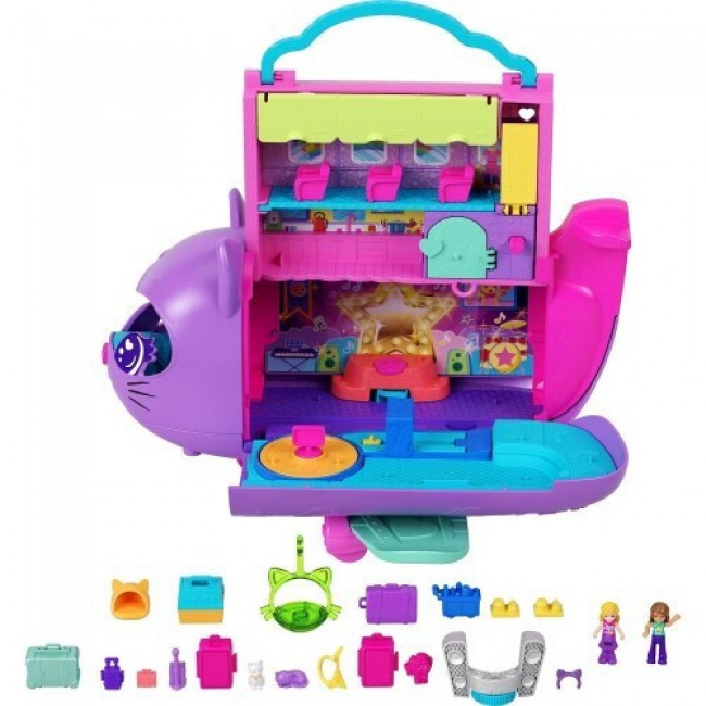 POLLY POCKET KITTY AIRWAYS ΑΕΡΟΠΛΑΝΟ ΓΑΤΑΚΙ