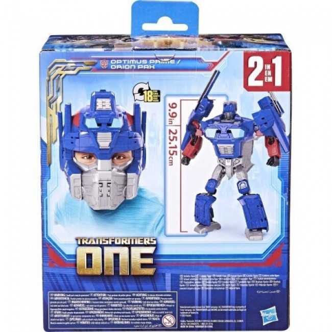 TRANSFORMERS ONE 2 IN 1 OPTIMUS PRIME ΚΑΙ ΜΑΣΚΑ