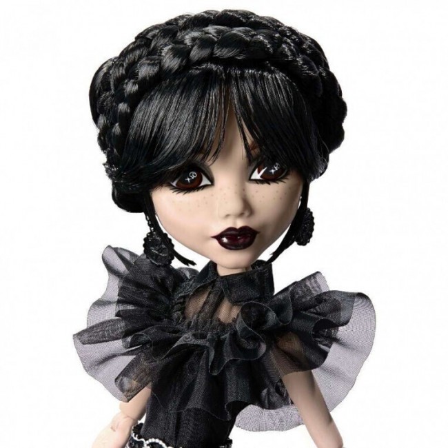 MONSTER HIGH ΣΥΛΛΕΚΤΙΚΗ ΚΟΥΚΛΑ WEDNESDAY RANEN BLACK DRESS