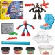 PLAY DOH SPIDERMAN LAUNCH AND SLICE BATTLE