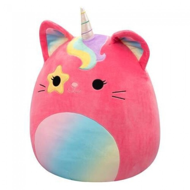 SQUISHMALLOWS- ΛΟΎΤΡΙΝΑ 35CM Η ΡΟΖ ΓΑΤΑ