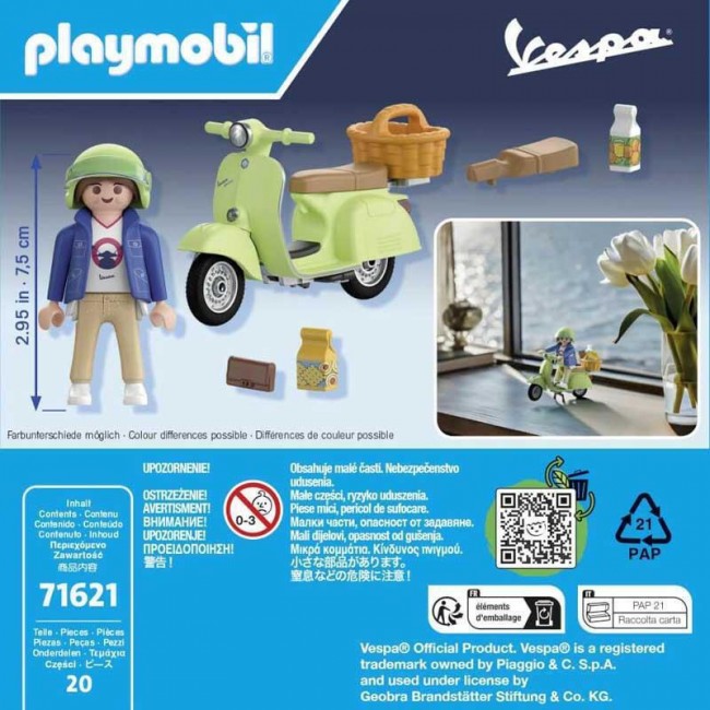 PLAYMOBIL VESPA ΚΟΠΕΛΑ ΜΕ VESPA