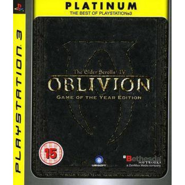 PS3 OBVILION GAME OF THE YEAR PLATINUM