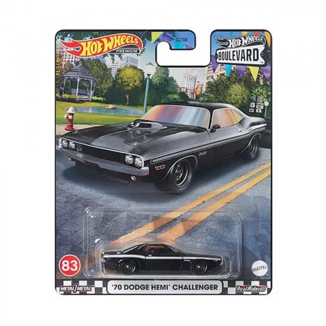 HOT WHEELS PREMIUM- BOULEVARD ΑΥΤΟΚΙΝΗΤΑΚΙ 70 DODGE HEMI CHALLENGER