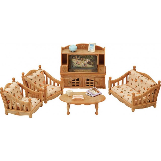 ΤΗΕ SYLVANIAN FAMILIES COMFY LIVING ROOM SET