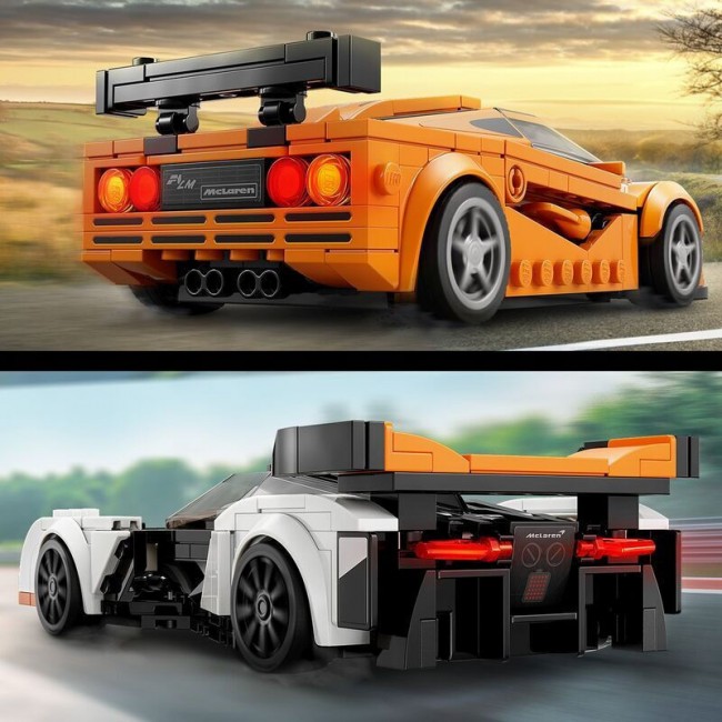 LEGO SPEED CHAMPIONS MCLAREN SOLUS GTAND MCLAREN F1 LM