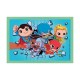 CLEMENTONI ΠΑΙΔΙΚΟ ΠΑΖΛ 4 IN 1 SUPERCOLOR DC COMICS SUPER FRIENDS 12-16-20-24 ΤΜΧ