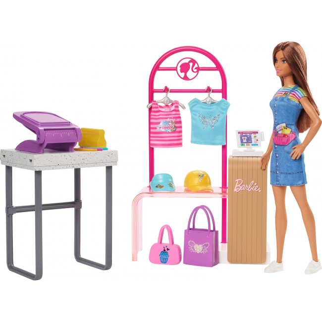 Mattel Barbie Εργαστήριο Μόδας για 5+ Ετών HKT78