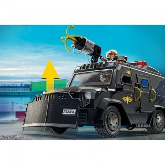 PLAYMOBIL CITY ACTION ΘΩΡΑΚΙΣΜΕΝΟ ΟΧΗΜΑ ΕΙΔΙΚΩΝ ΔΥΝΑΜΕΩΝ