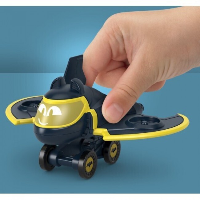 FISHER PRICE BATWHEELS ΟΧΗΜΑΤΑ - BATWING THE BAT PLANE (HYB67)