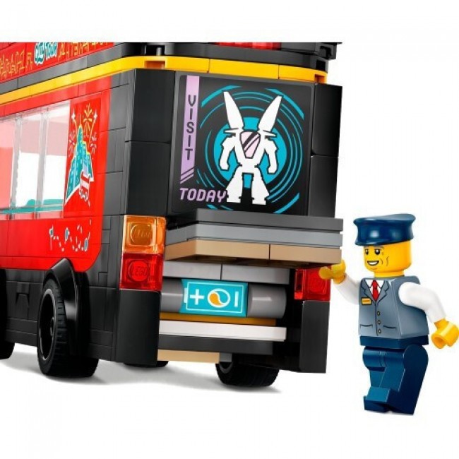 LEGO CITY RED DOUBLE DECKER SIGHTSEEING BUS