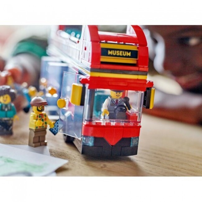 LEGO CITY RED DOUBLE DECKER SIGHTSEEING BUS