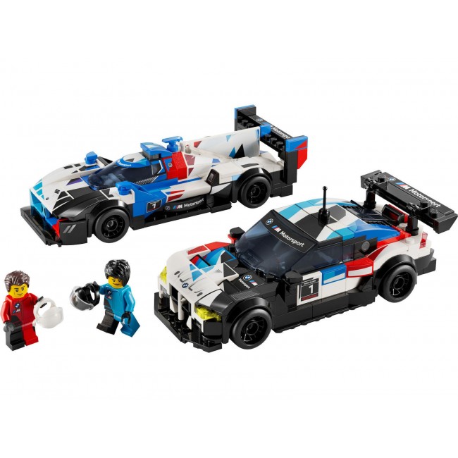 LEGO SPEED CHAMPIONS BMW M4 GT3 AND BMW M HYBRID V8 RACE CARS