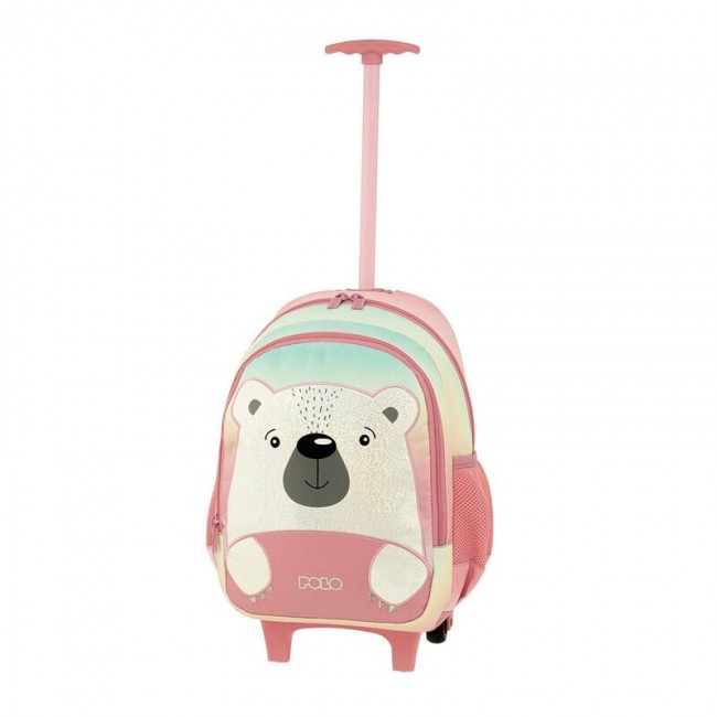 ΣΧΟΛΙΚΗ ΤΣΑΝΤΑ POLO TROLLEY ΝΗΠΙΟΥ JUNIOR FRENZI - BEAR ΑΡΚΟΥΔΑΚΙ 901051-8299 2024