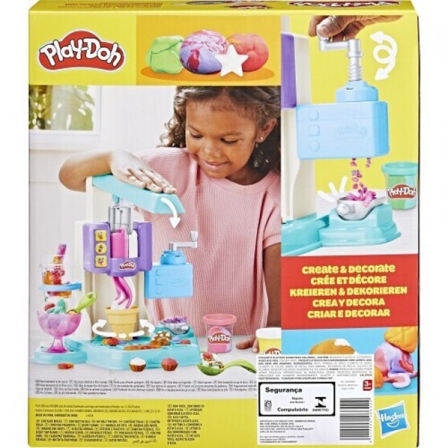 PLAY-DOH RAINBOW SWIRL ICE CREAM PLAYSET