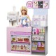 BARBIE COFFEE SHOP PLEYSETME ΞΑΝΘΙΑ ΚΟΥΚΛΑ 12 + ΑΞΕΣΟΥΑΡ  ΚΑΙ ΚΑΦΕΤΙΕΡΑ -SMOYTHIE