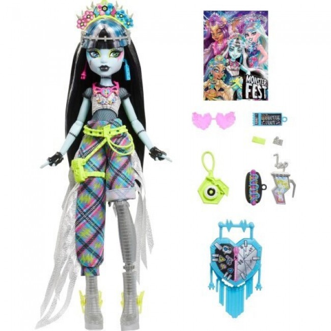 MONSTER HIGH ΚΟΥΚΛΑ FEST FRANKIE STEIN (HXH79)