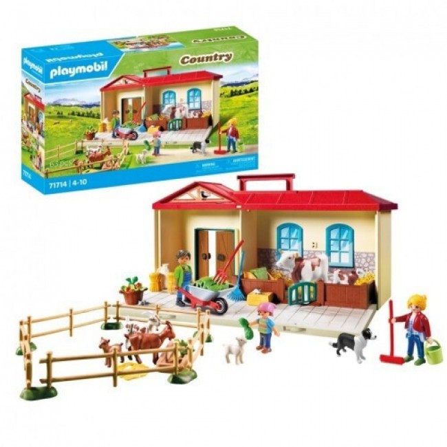 PLAYMOBIL COUNTRY ΒΑΛΙΤΣΑΚΙ Η ΦΑΡΜΑ ΤΩΝ ΖΩΩΝ