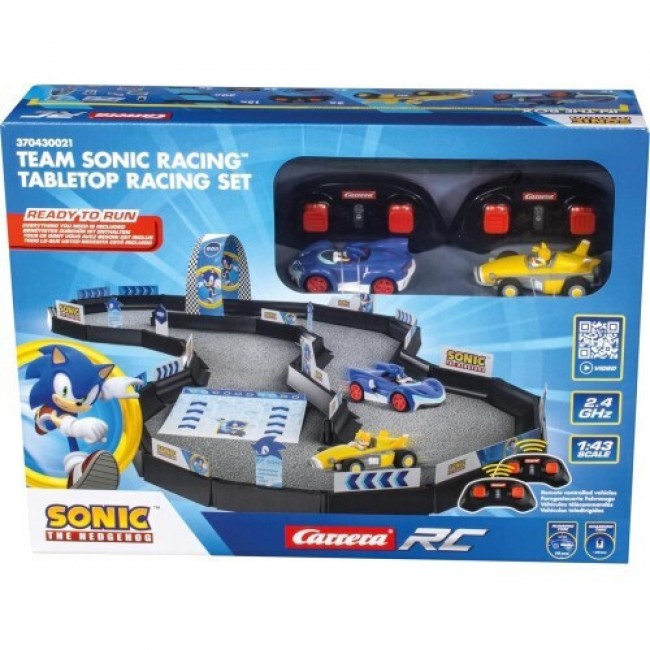 CARRERA R/C CAR TEAM SONIC RACING MINI RC  TABLETOP RACING SET