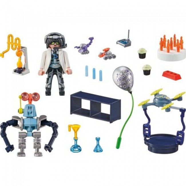 PLAYMOBIL MY LIFE GIFT SET ΠΑΡΤΥ ΕΡΓΑΣΤΗΡΙΟ ΤΡΕΛΟΕΠΙΣΤΗΜΟΝΑ