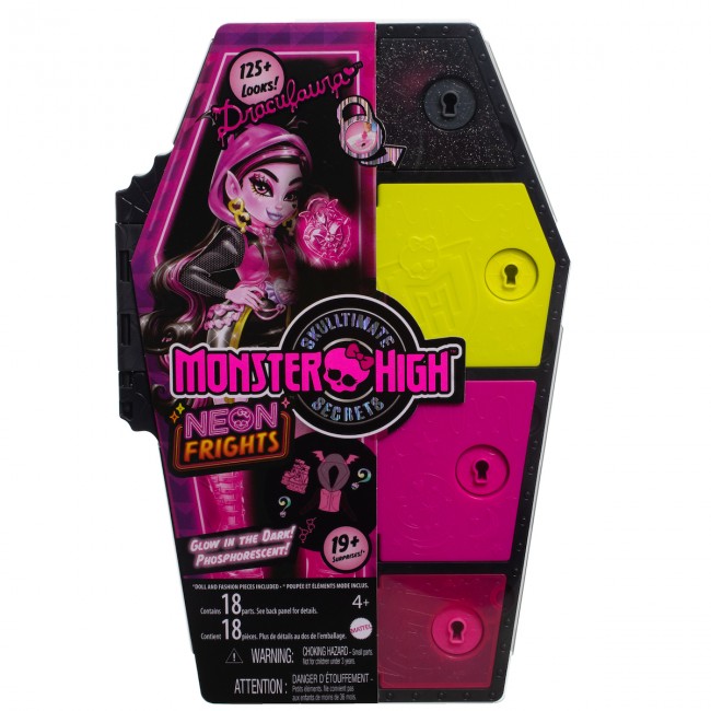 MONSTER HIGH NEON FRIGHTS - DRACULAURA