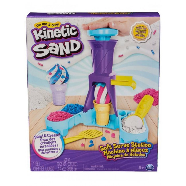 KINETIC SAND STATIA DE SERVIRE  ΧΡΩΜΑΤΙΣΤΟ ΠΑΓΩΤΑΤΖΙΔΙΚΟ ΜΑΓΙΚΗ ΑΜΜΟΣ