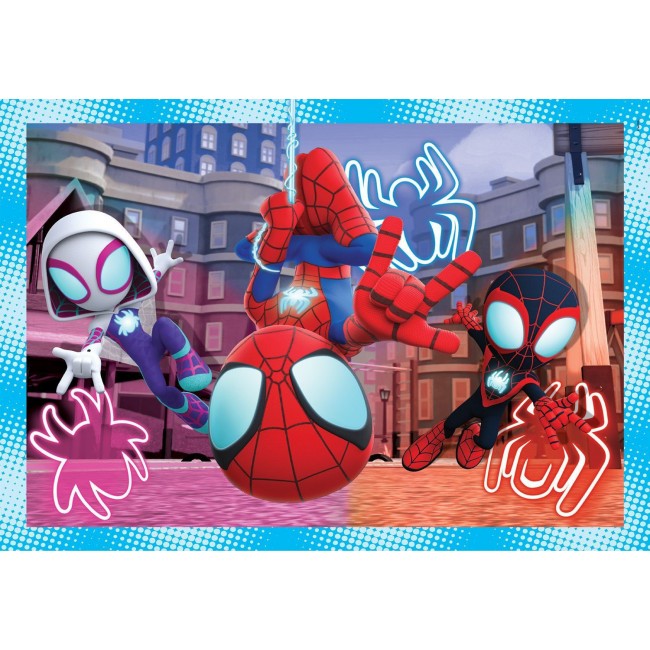 CLEMENTONI PUZZLE 4 ΣΕ 1 SPIDEY  ΚΑΙ ΟΙ ΑΠΙΘΑΝΟΙ ΦΙΛΟΙ ΤΟΥ