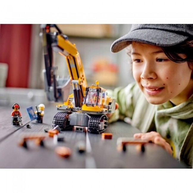 LEGO CITY YELLOW CONSTRUCTION EXCAVATOR