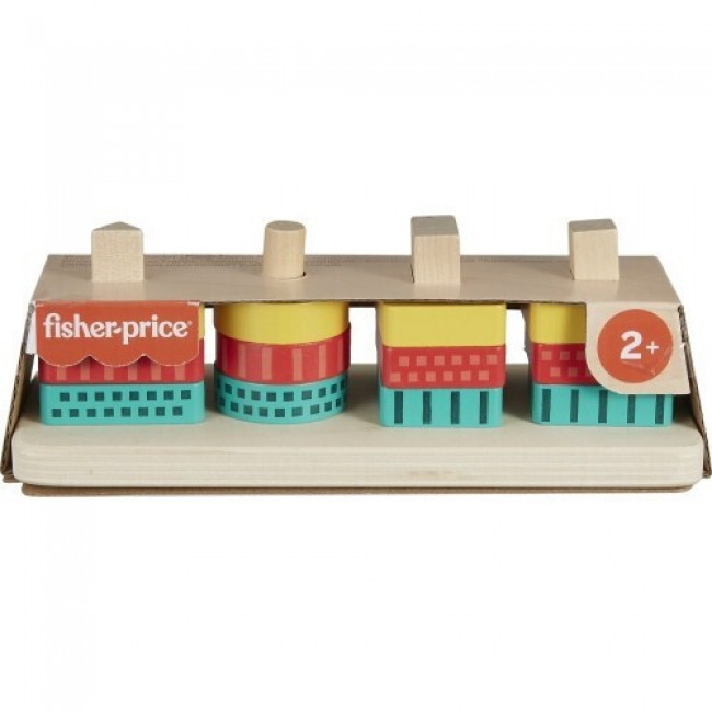 FISHER PRICE ΠΑΙΧΝΙΔΙ ΚΙΝΗΤΙΚΩΝ ΔΕΞΙΟΤΗΤΩΝ ΞΥΛΙΝΑ ΣΧΗΜΑΤΑ