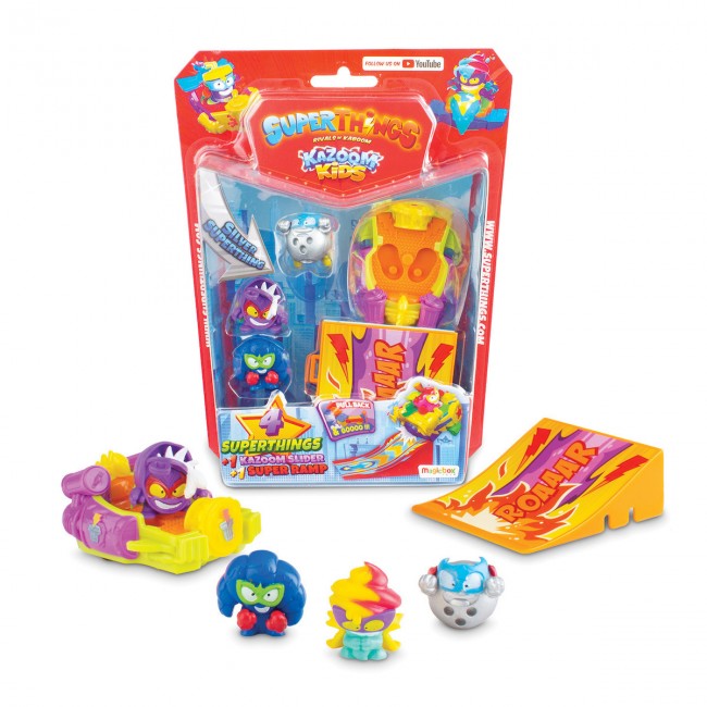 SUPERZINGS SUPERTHINGS KAZOOM KIDS BLISTER 4 ΦΙΓΟΥΡΕΣ ΜΕ ΑΞΕΣΟΥΑΡ 1013-61606