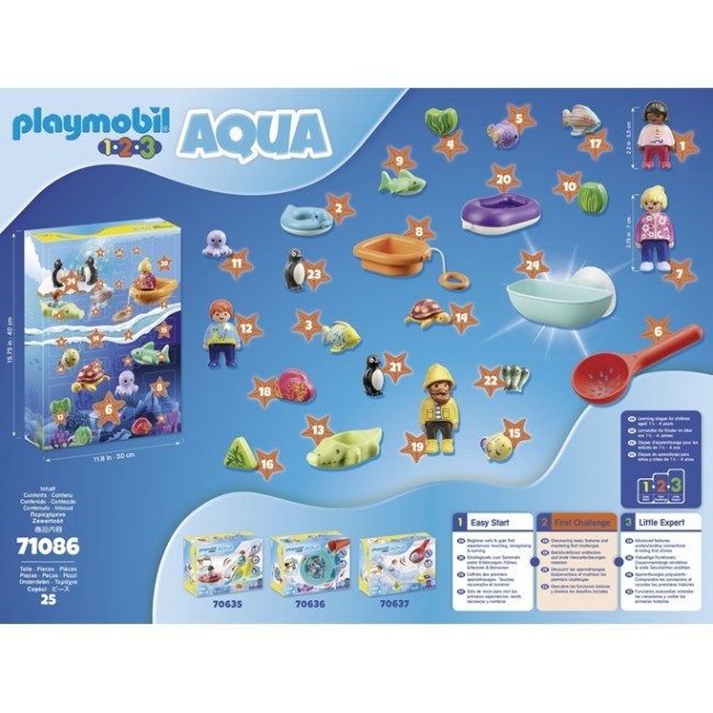 PLAYMOBIL AQUA ΧΡΙΣΤΟΥΓΕΝΝΙΑΤΙΚΟ ΗΜΕΡΟΛΟΓΙΟ ΔΙΑΣΚΕΔΑΣΗ ΣΤΟ ΝΕΡΟ