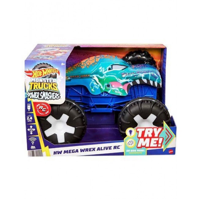 HOT WHEELS MONSTER TRUCKS ΤΗΛΕΚΑΤΕΥΘΥΝΟΜΕΝΟ MEGA REX LS