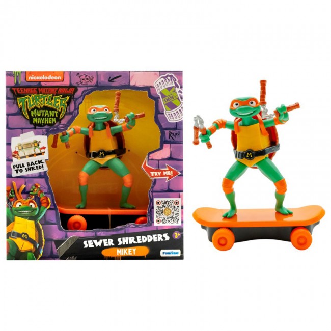 TMNT MOVIE NINJA TURTLES SKATE ΜΕ ΦΙΓΟΥΡΑ ΚΑΙ ΛΕΙΤΟΥΡΓΙΕΣ