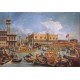 CLEMENTONI ΠΑΖΛ 1000 MUSEUM CANALETTO THE RETURN OF THE BUCENTAUR AT THE MOLO ON ASCENSION DAY