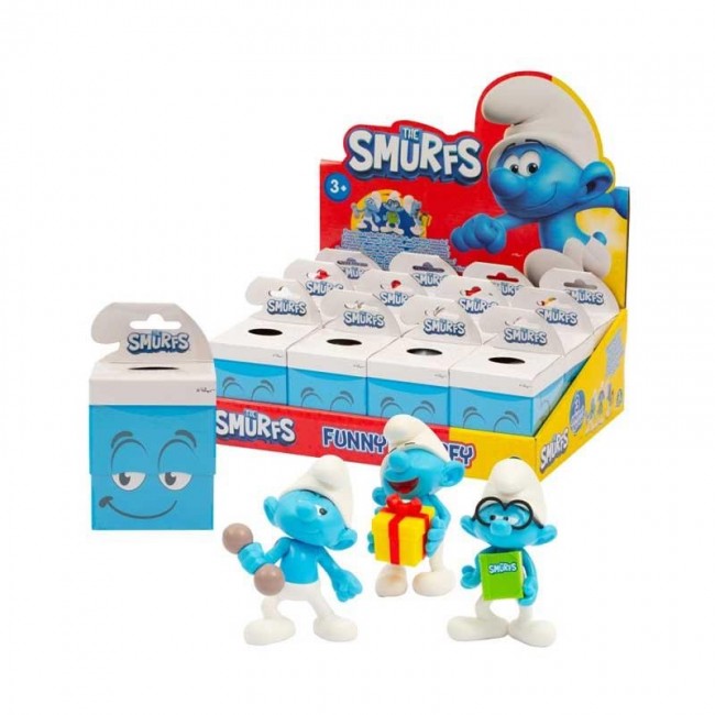 SMURFS ΑΣΤΕΙΑ ΦΙΓΟΥΡΑ ΣΕ ΚΟΥΤΙ ΔΙΑΦΟΡΑ ΣΧΕΔΙΑ 1 ΤΕΜΑΧΙΟ