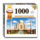 PUZZLE 1000 ΤΕΜ TAJ MAHAL  ΠΥΡΓΟΣ ΤΟΥ EIFFEL COLOSSEUM