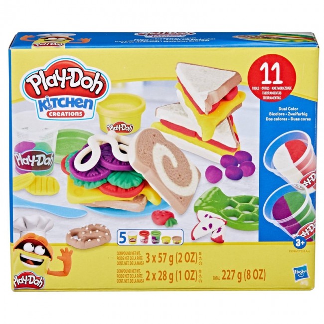 PLAY-DOH KITCHEN CREATIONS KIT ΤΟΣΤ ΚΑΙ ΣΑΝΤΟΥΙΤΣ