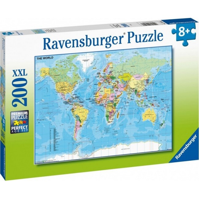 RAVENSBURGER ΠΑΖΛ 200 ΠΑΓΚΟΣΜΙΟΣ ΧΑΡΤΗΣ