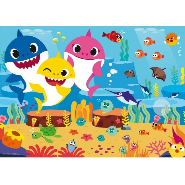 RAVENSBURGER GIANT FLOOR  PUZZLE BABY SHARK 24 ΤΕΜ