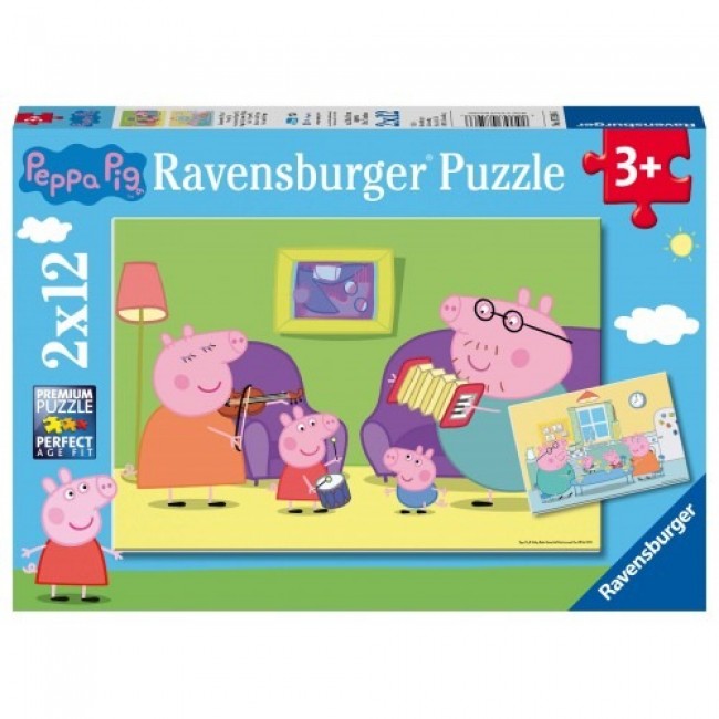 ΠΑΖΛ RAVENSBURGER 2Χ12 ΤΕΜ. ΠΕΠΠΑ ΤΟ ΓΟΥΡΟΥΝΑΚΙ